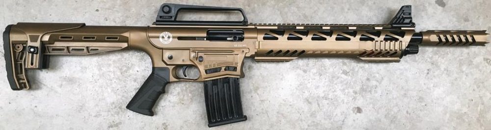 TR Imports SE122 Tactical Cerakote 12 Ga, 18.5″ Barrel, Door-Buster Brake, Quad Rail, Bronze, 3rd/5rd Mags TR Imports