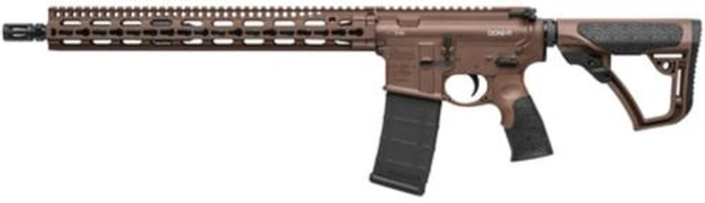 Daniel Defense M4V11 Mid-Length 5.56 AR-15 Brown Cerakote Finish, 15″ KeyMod Forend 30rd Mag Daniel Defense