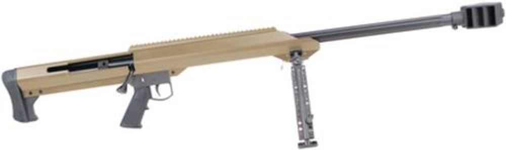 Barrett Model 99 System .50 BMG 29″ Fluted Barrel Tan Cerakoted Receiver, Carry Case Barrett Firearms