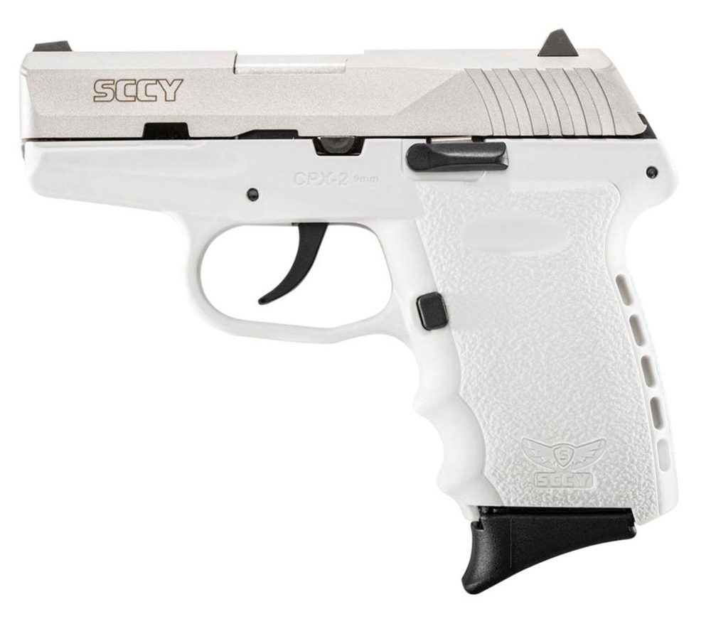 SCCY CPX2 9mm, 3.1″ Barrel White Polymer Frame S Slide 10rd Mag SCCY Industries