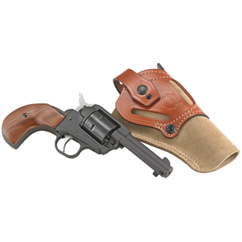 Ruger Wrangler .22 LR, 3.75″ Barrel, Desantis Holster, Birdshead Grip, Cobalt Blue, 6rd Ruger