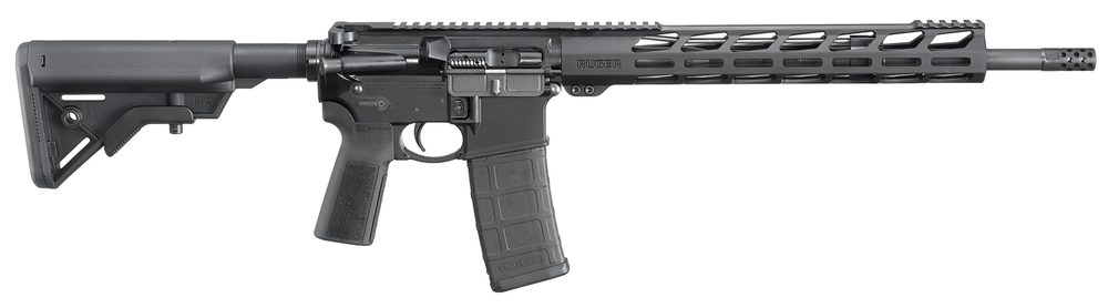 Ruger AR-556 .223/5.56, 16.1″ Barrel, B5 Bravo Stock, B5 Grip, M-LOK, Black, 30rd Ruger