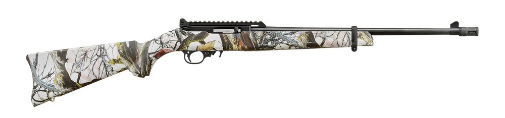 Ruger 10/22 Fifth Edition 22 LR, 18.5″ Barrel, Black, American Camo Stock, 10rd Ruger