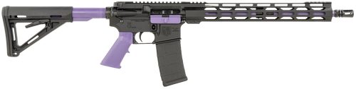 Diamondback DB15 Sports South Exclusive 223 Remington/5.56x45mm, 16″ Threaded Barrel, Purple Grip, Black Rec, 30rd