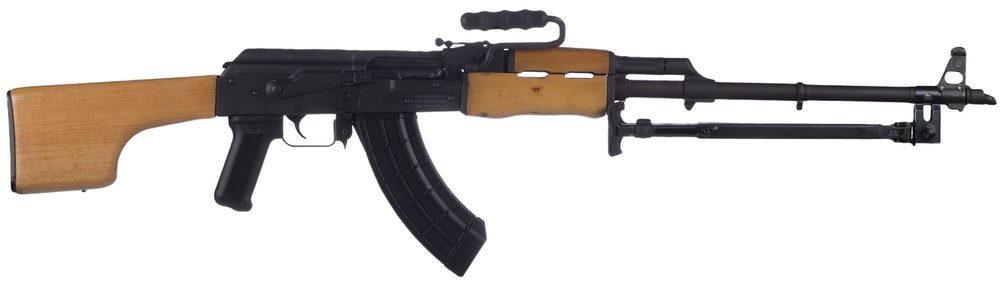Century AES-10B RPK 7.62x39mm, 21.5″ Barrel, Black Rec, Wood Furniture, Bipod, 30rd Century Arms