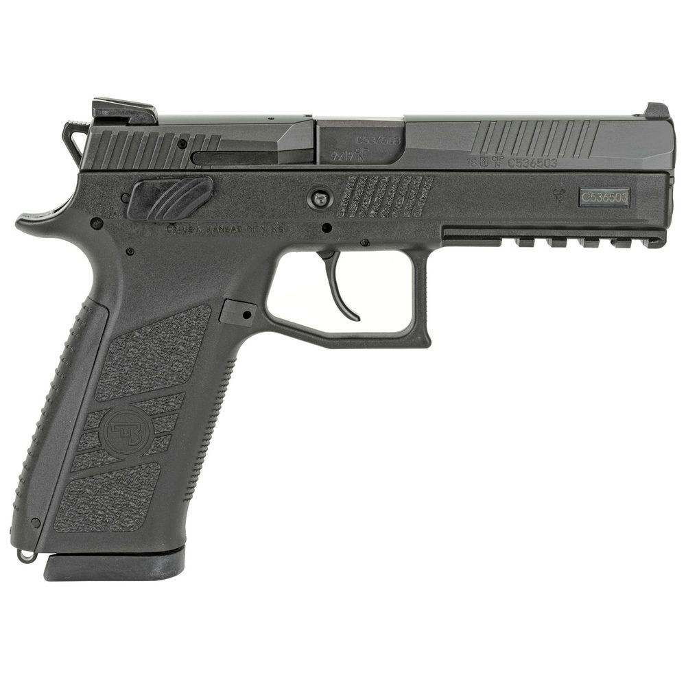 CZ P-09 Duty 9mm, 4.54″ Barrel, Black, Fixed Sights, 19rd CZ USA