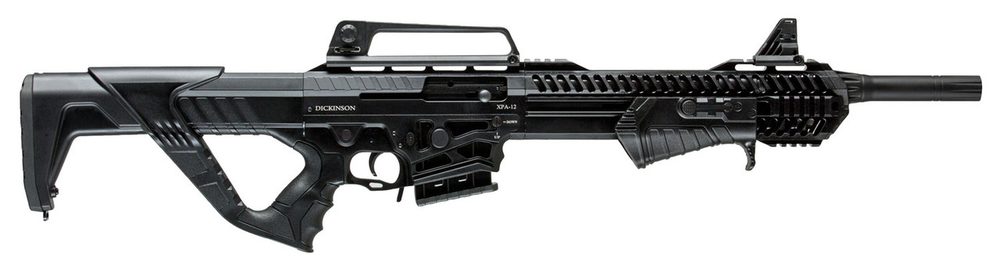 Dickinson Ermox Hybrid 12 Ga, 18.5″ Barrel, 3″, Breacher, Hardcase, Black, 5rd Dickinson Arms