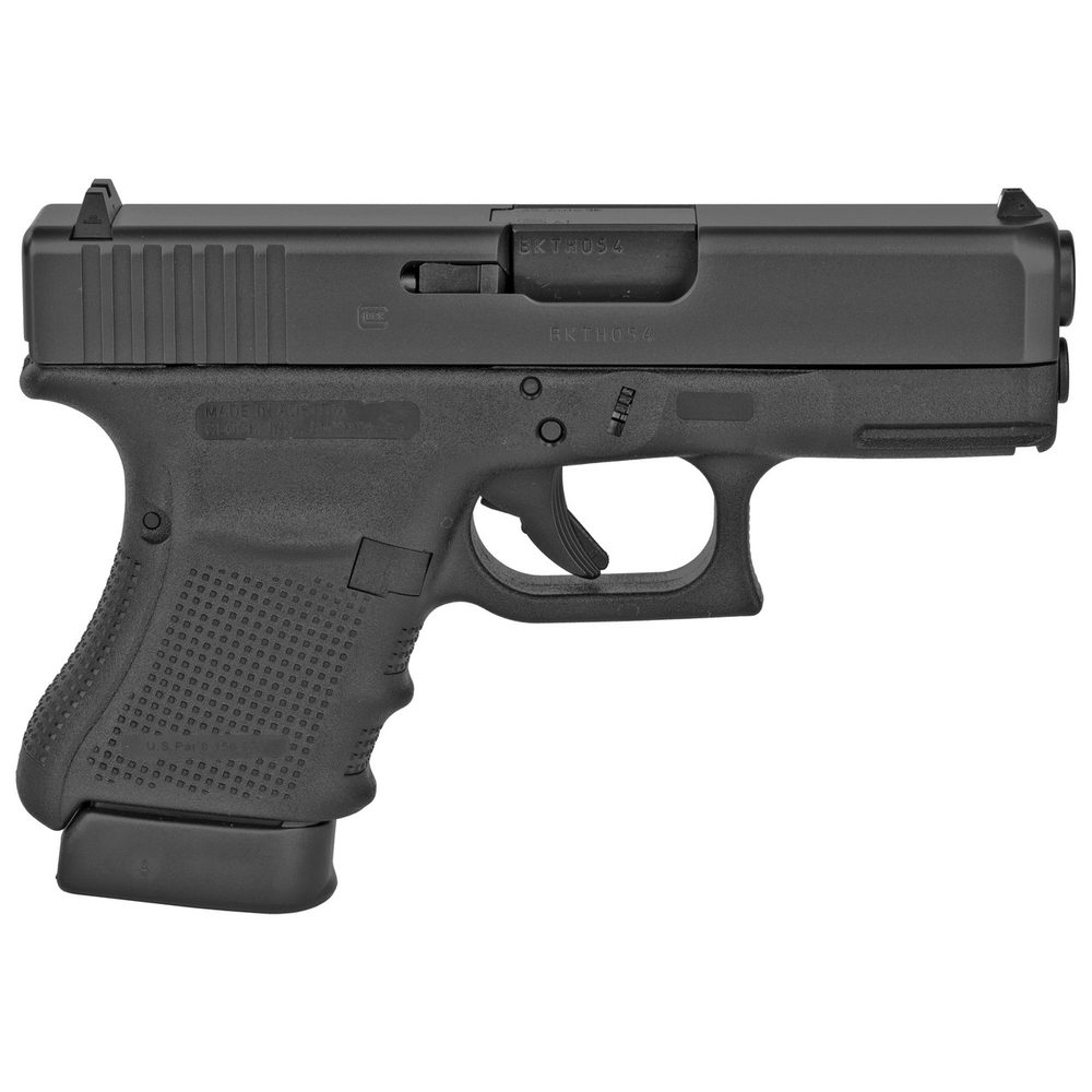 Glock G30 Gen 4 45 ACP, 3.77″ Barrel, Black, Fixed Sights, 10rd Glock