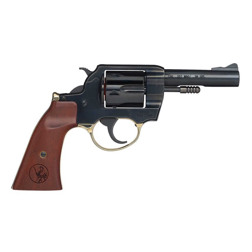 Henry Big Boy 38 Special/357 Mag, 4″ Barrel, Gunfighter Walnut Grip, 6rd Henry Repeating Arms