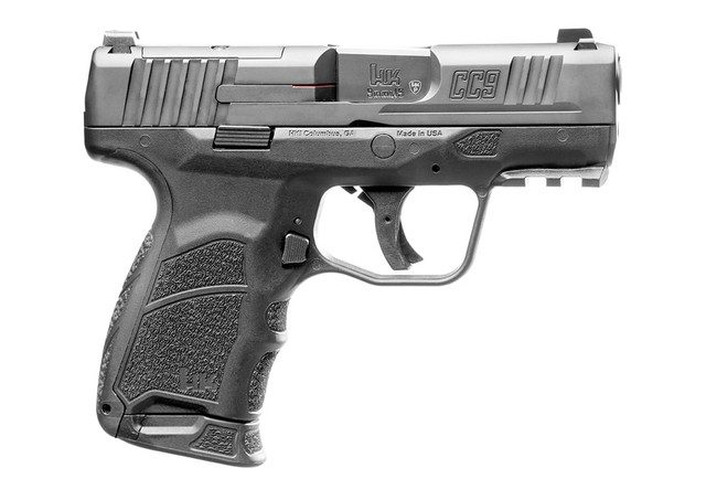 HK CC9 Micro-Compact 9mm 3.32″ Bbl Optics Ready Pistol w/(1) 10rd & (1) 12rd Mags 81000550