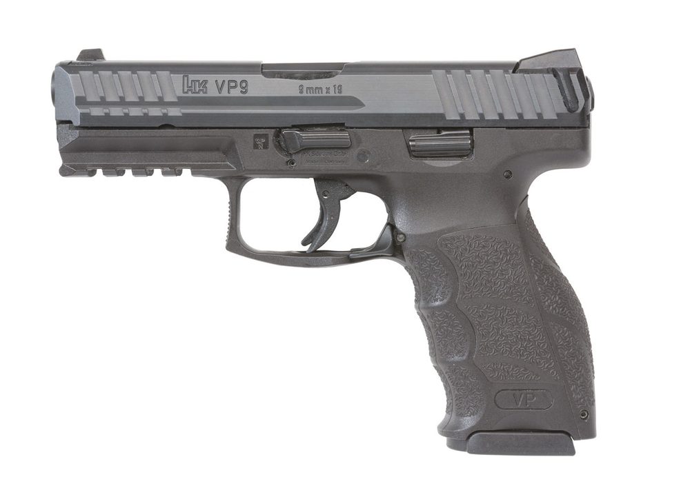 HK VP9 Standard 9mm, 4″ Barrel, Black, Polymer Frame, 17rd HK- Heckler and Koch