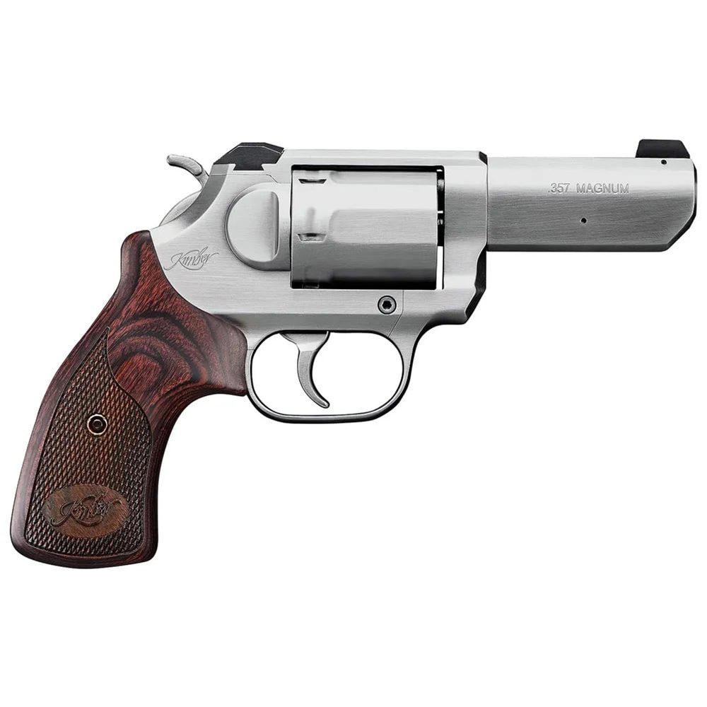 Kimber K6S Stainless 357 Magnum, 3″ Barrel, Stainless Steel, Walnut Grip, 6rd Kimber