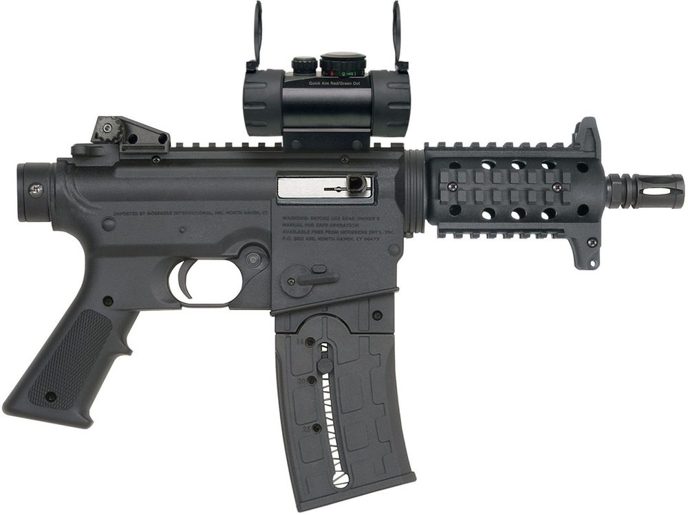Mossberg 715P 22 LR, 6″ Threaded Barrel, Black, UTG Red Dot, 25rd Mossberg