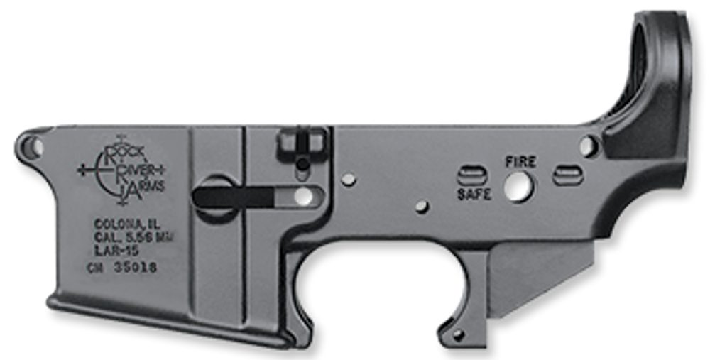 Rock River Arms AR-15 Lower Receiver, Stripped, Top Tier, 5.56 Marked Rock River Arms