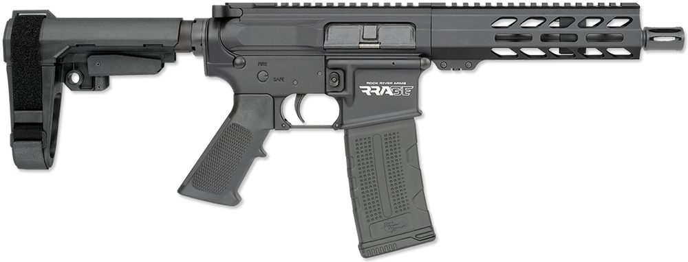 Rock River Arms RRAGE LAR-15 AR-15 Pistol 5.56/223, 7″ Barrel, W/SBA3 Brace, 30rd Rock River Arms