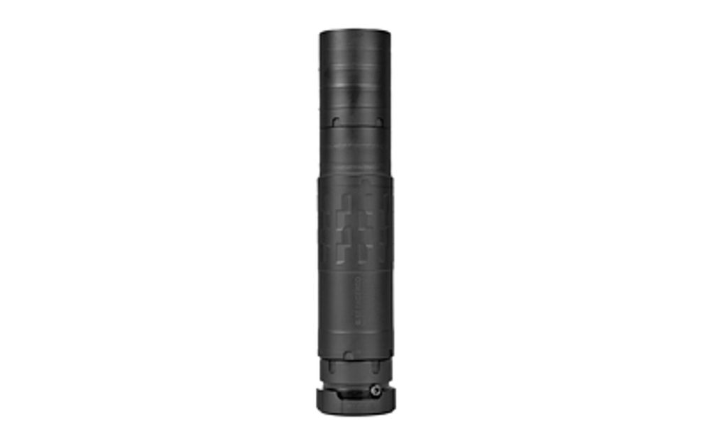 SilencerCo Omega 36M 5.56 NATO to .338 LM & 9mm, 5.1″-7.65″, Black Silencerco