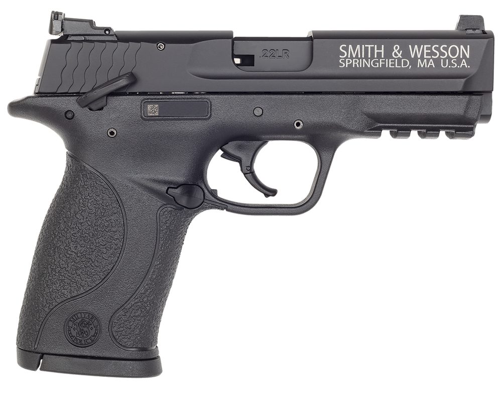 Smith & Wesson M&P 22 LR, 3.5″ Threaded Barrel, Black, Manual Safety, 10rd Smith & Wesson