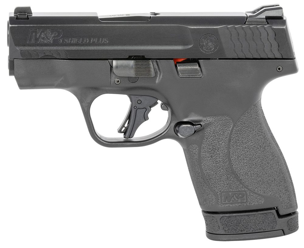 Smith & Wesson M&P Shield Plus 9mm, 3.10″ Barrel, No Thumb Safety, Black, 13rd Smith & Wesson
