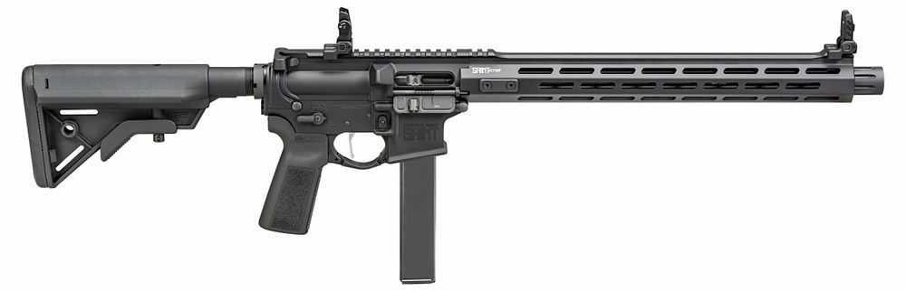 Springfield SAINT Victor 9mm, 16″ Barrel, Blast Diverter, Black, B5 Systems Parts, 32rd Springfield Armory