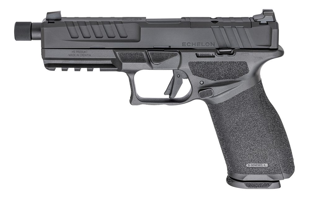 Springfield Echelon 9mm, 5.28″ Threaded Barrel, Black, Optic Ready, 20rd Springfield Armory