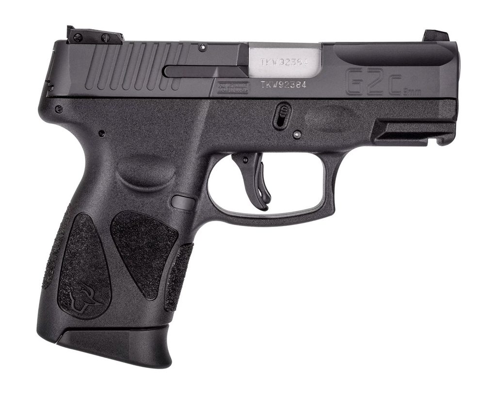 Taurus G2c 9mm, 3.25″ Stainless Steel Barrel, Black, Adjustable Sights, 12rd Taurus