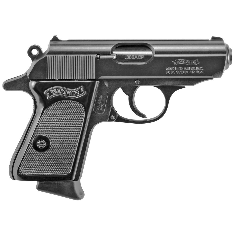 Walther PPK 380 ACP, 3.3″ Barrel, Black, DA/SA, 6rd Walther