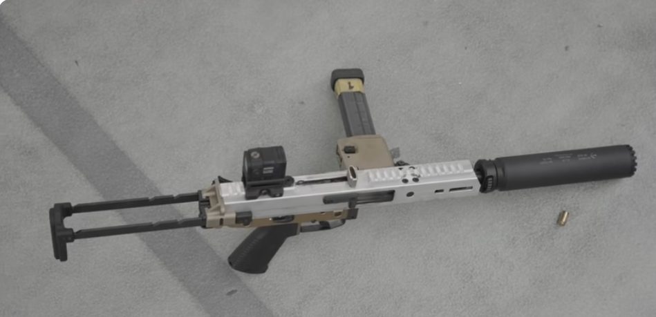 B&T KH9S Subgun – 9mm Semi-Auto Pistol with Folding Stock
