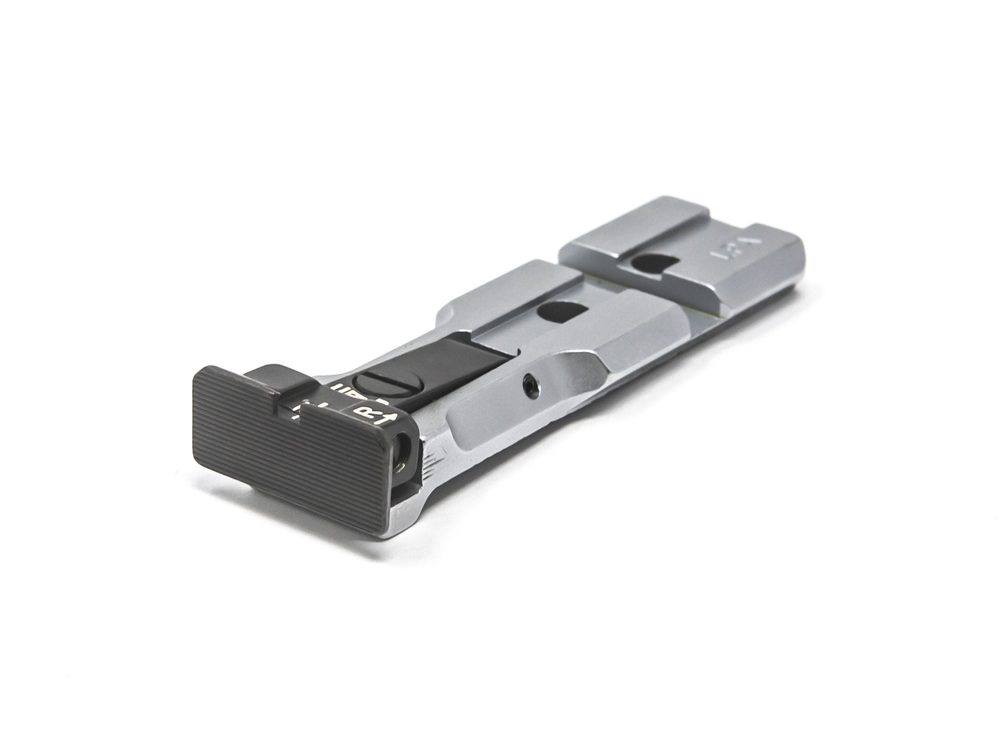Fusion Firearms S&W RMR Rear Sight Black Target Silver Body