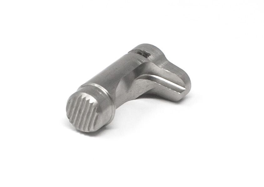 Fusion Firearms 1911 Magazine Catch – Standard, Stainless Serrated