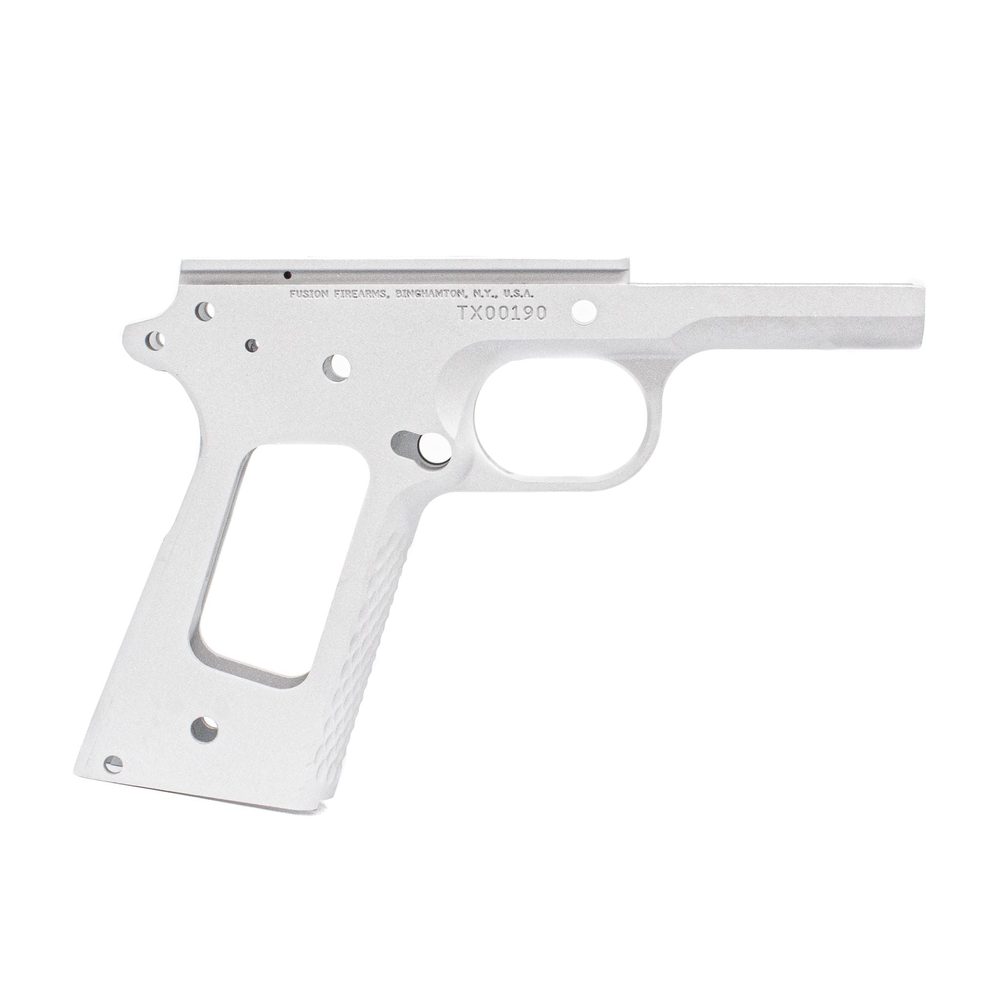Fusion Firearms 1911 Government Frame – Aluminum – Chain-link Front Strap