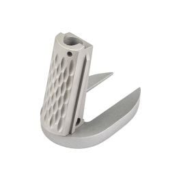 Fusion Firearms 1911 Mainspring Housing + Mag-Well – Officer, Chainlink, Stainless Matte