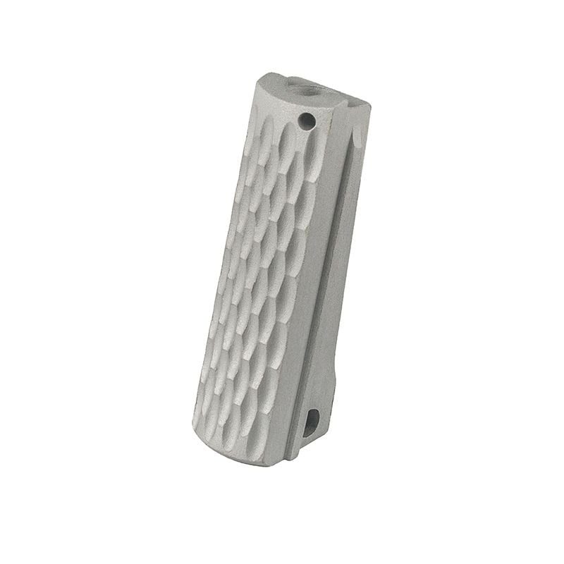 Fusion Firearms 1911 Alloy Mainspring Housing – Government, Chainlink, Silver
