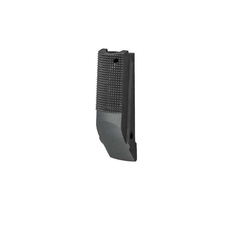Fusion Firearms 1911 Alloy Mainspring Housing – Carry Cut, Checkered, Black