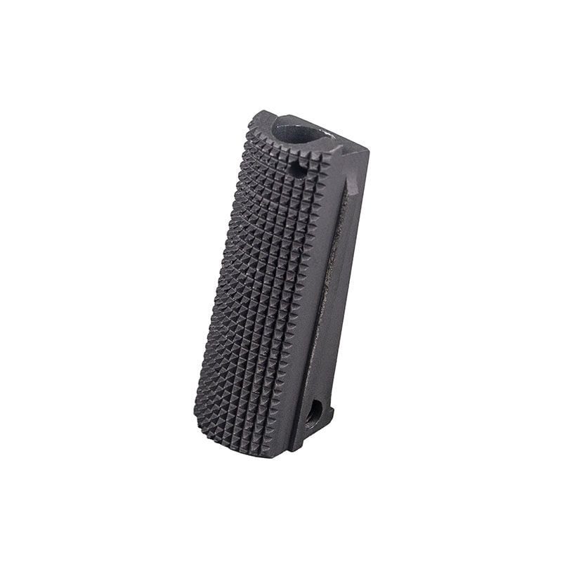 Fusion Firearms 1911 Alloy Mainspring Housing – Officer, Checkered, Black