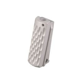 Fusion Firearms 1911 Alloy Mainspring Housing – Officer, Chainlink, Silver