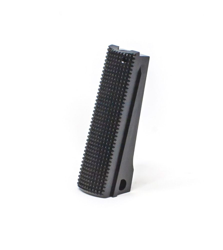 Fusion Firearms 1911 Mainspring Housing – Government, Checkered, Black