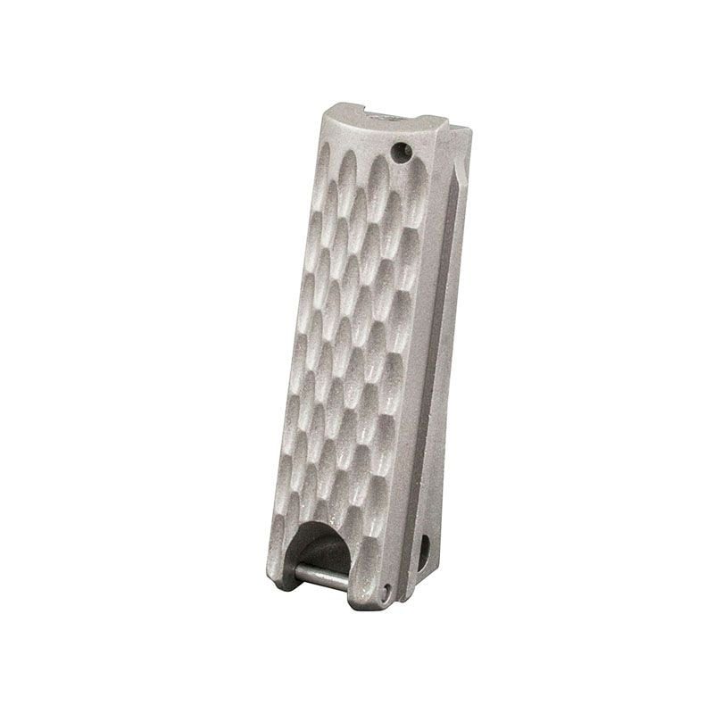 Fusion Firearms 1911 Mainspring Housing – Government, Chainlink, Stainless – Lanyard Loop