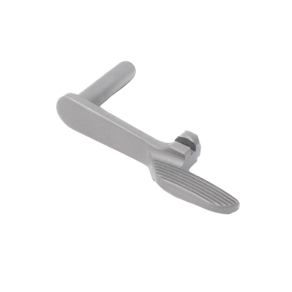 Fusion Firearms 1911 Slide Stop – 45 ACP – Extended Stainless Serrated Wide Paddle