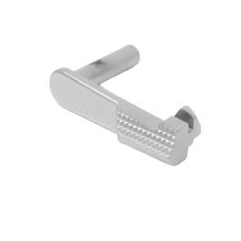 Fusion Firearms 1911 Slide Stop – 45 ACP – Checkered – Premium Chrome DLC
