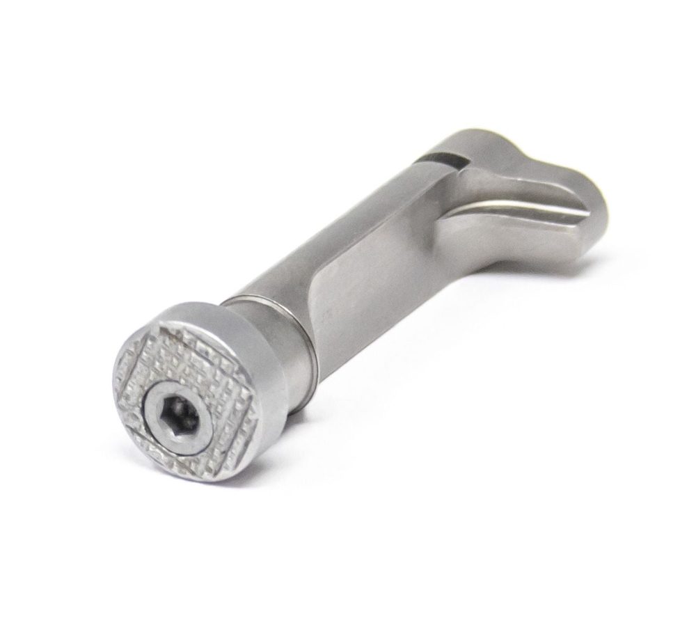 Fusion Firearms 1911 Double Stack Magazine Catch – Extended, Stainless, Over-Sized Button