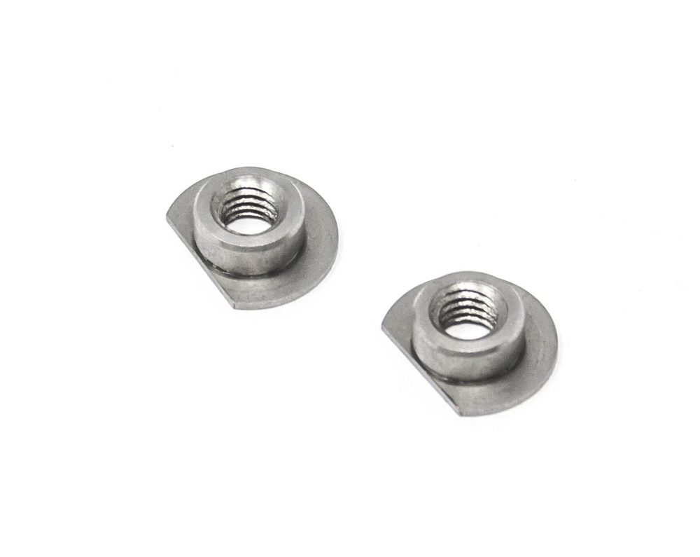 Fusion Firearms 1911 Double Stack Grip Screw Bushings – Stainless (2)