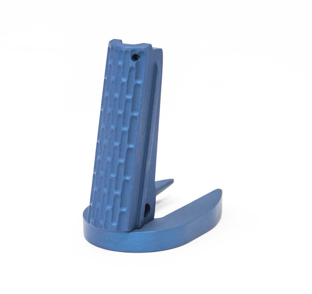 Fusion Firearms 1911 Alloy Mainspring Housing + Mag-Well – Government, Tru-link, Blue