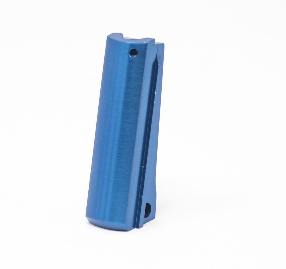 Fusion Firearms 1911 Alloy Mainspring Housing – Government, Smooth, Blue