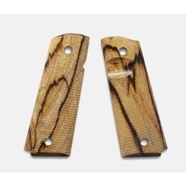 Fusion Firearms 1911 Full Size Grips, Inkberry, Ranger Cut, Beveled Bottom, Thumb Groove