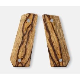 Fusion Firearms 1911 Full Size Grips, Inkberry, Double Diamond Checkered, Carry Cut, Thin