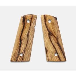 Fusion Firearms 1911 Officer Size Grips, Inkberry, Ranger Cut, Mag-Well Bottom