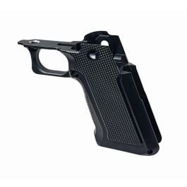 Fusion Firearms XP Pro Aluminum Grip – Aggressive Checkered – Black