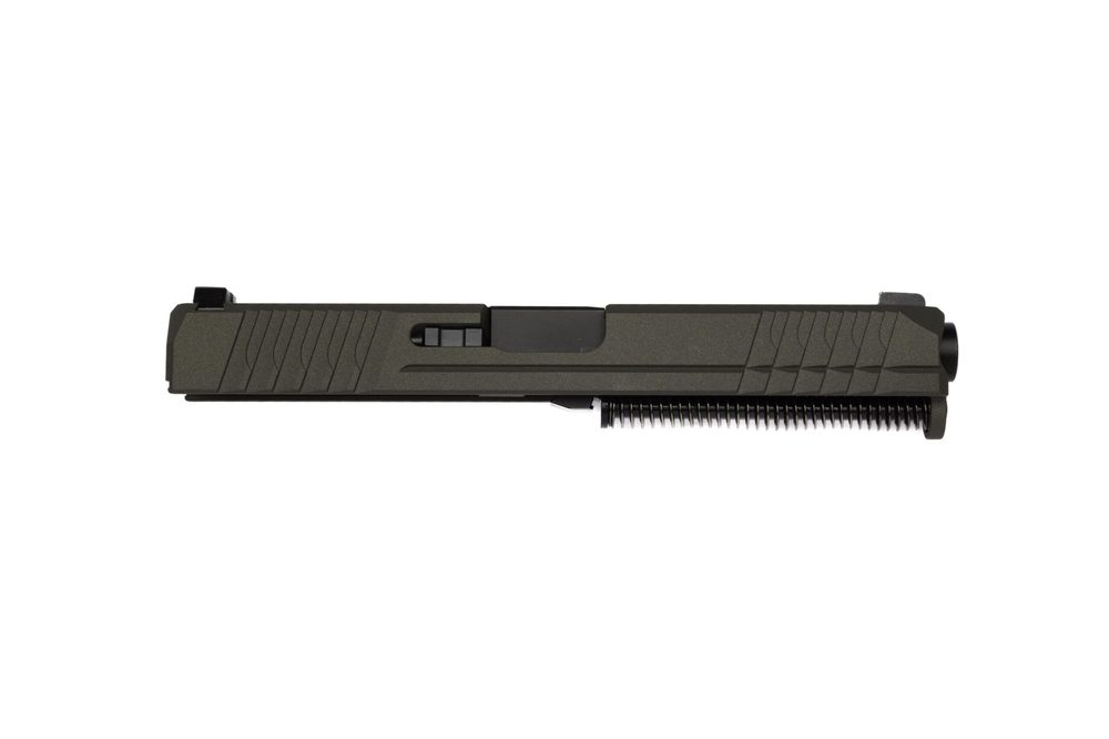 Polymer80 P80 Full Size Slide Assembly – PF940v2/PFS9 – OD Green