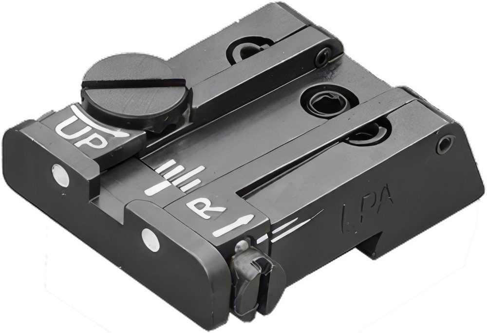 Fusion Firearms CZ Adjustable Rear Sight (P07 KADET, P09 KADET, SHADOW, SHADOW 2) – White Dot