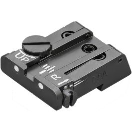 Fusion Firearms CZ Adjustable Rear Sight (P07 KADET, P09 KADET, SHADOW, SHADOW 2) – White Dot